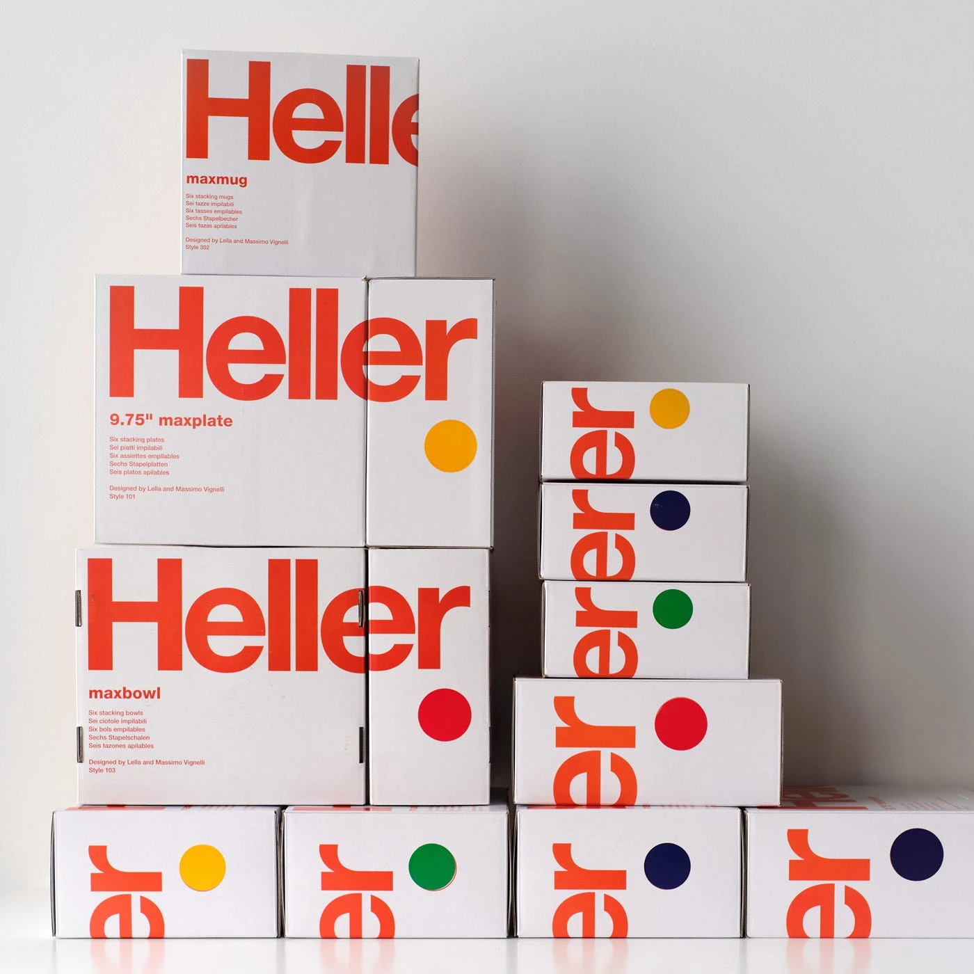 Heller Yellow Mugs Set Of 6 8 Heller Yellow Mugs Set Of 6 - Image 6