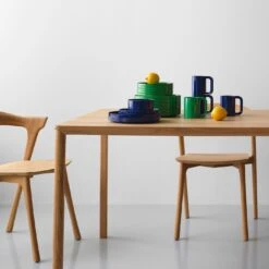 Air Oak Dining Table 79" 30 Air Oak Dining Table 79" -Furniture Store su24 hellerdinnerwareairoaktable 2 1 2