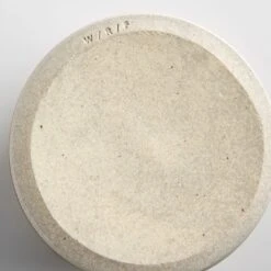 Thrown Mustard Bud Vase -Furniture Store thrown bud vase detail all 4