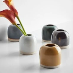 Thrown White Bud Vase -Furniture Store thrown bud vases gallery gallery4 3