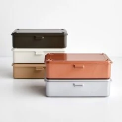 Toyo Steel Copper Stackable Storage Box 7.9" 14 Toyo Steel Copper Stackable Storage Box 7.9" -Furniture Store toyo stackable storage boxes 9 22