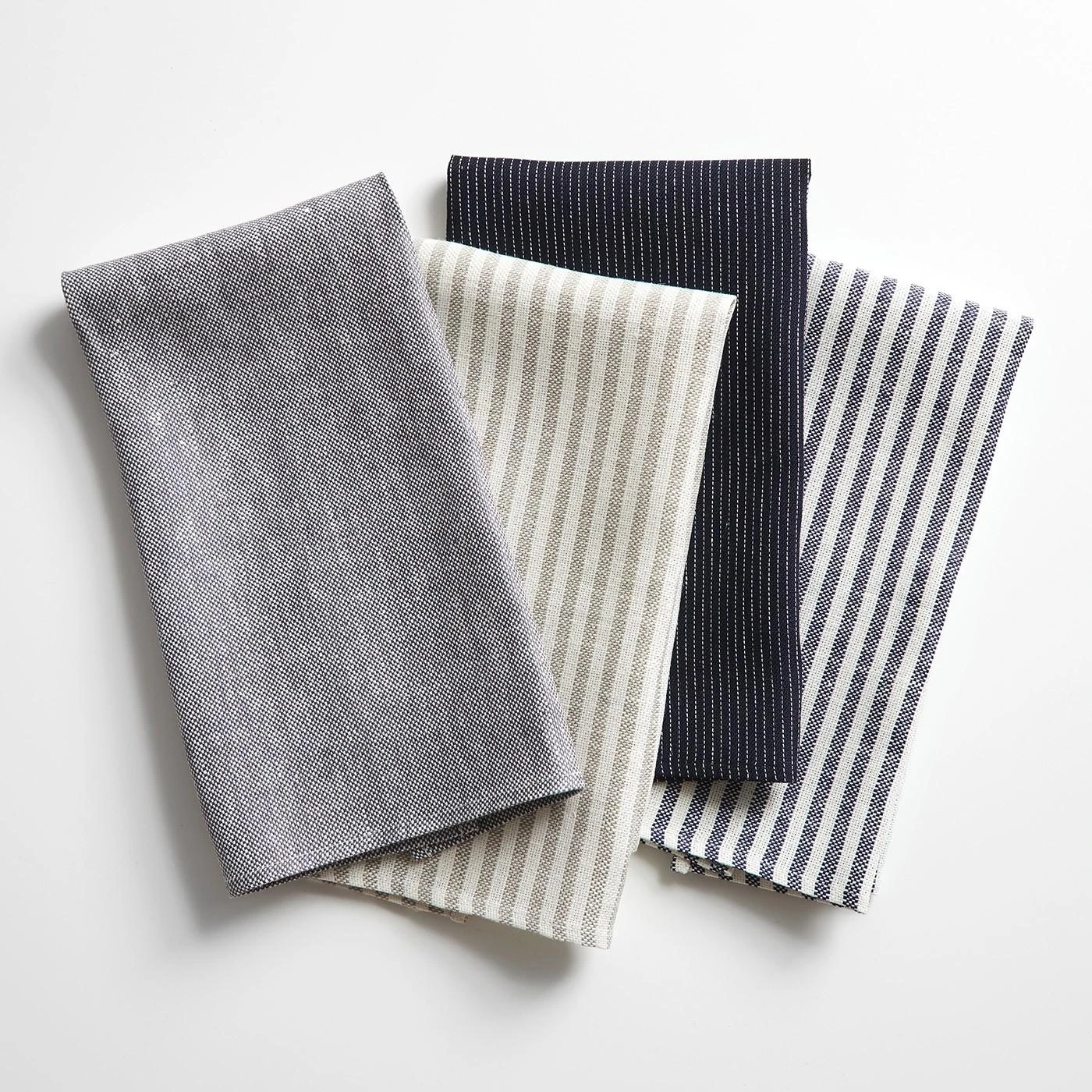 Chambray Gray Linen Teatowel 4 Chambray Gray Linen Teatowel - Image 2