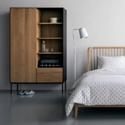 Spindle Oak Bed -Furniture Store unison 10 22 7311 color correct copy