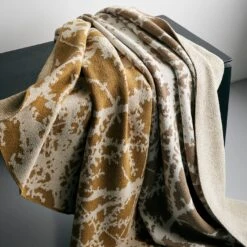 Larch Beige Knit Throw Blanket 19 Larch Beige Knit Throw Blanket -Furniture Store unison 10 22 7465 1