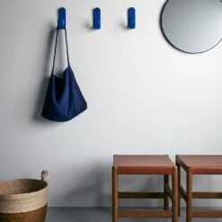 Curve Blue Wall Hook 11 Curve Blue Wall Hook -Furniture Store unison 10 22 7653 2