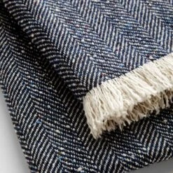 Herringbone Blue Woad Throw Blanket 15 Herringbone Blue Woad Throw Blanket -Furniture Store unison 10 23 6646