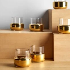 LSA International Aurum Tealight Holder/Vase -Furniture Store unison 10 23 7108