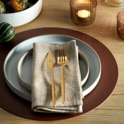 Hasami Gloss Gray Plate 10" -Furniture Store unison 10 23 7372 5 3