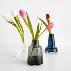 Flora Smoke Small Vase -Furniture Store unison 1 22 2801