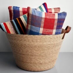 Rebia Plaid Throw Pillow Cover 20" X 20" -Furniture Store unison 1 23 10460 copy 32