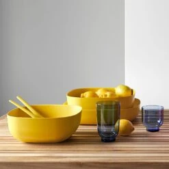 Ekobo Lemon Large Salad Bowl 12 Ekobo Lemon Large Salad Bowl -Furniture Store unison 1 23 10911 copy 2 1 3