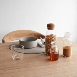 Bottlit Canister With Cork Lid 20oz -Furniture Store unison 1 23 11085 2