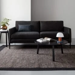 Talman Chambray Black Apartment Sofa 76" -Furniture Store unison 5 22 4641 7