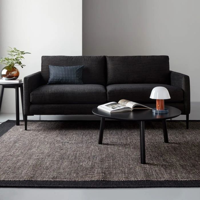 Stitch Black Throw Pillow Cover 12" X 18" 8 Stitch Black Throw Pillow Cover 12" X 18" - Image 6