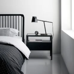 Stitch Black + White Reversible Duvet Cover 17 Stitch Black + White Reversible Duvet Cover -Furniture Store unison 5 22 5190 5