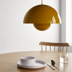 Flowerpot VP7 Mustard Pendant Lamp -Furniture Store unison 5 23 1769 2