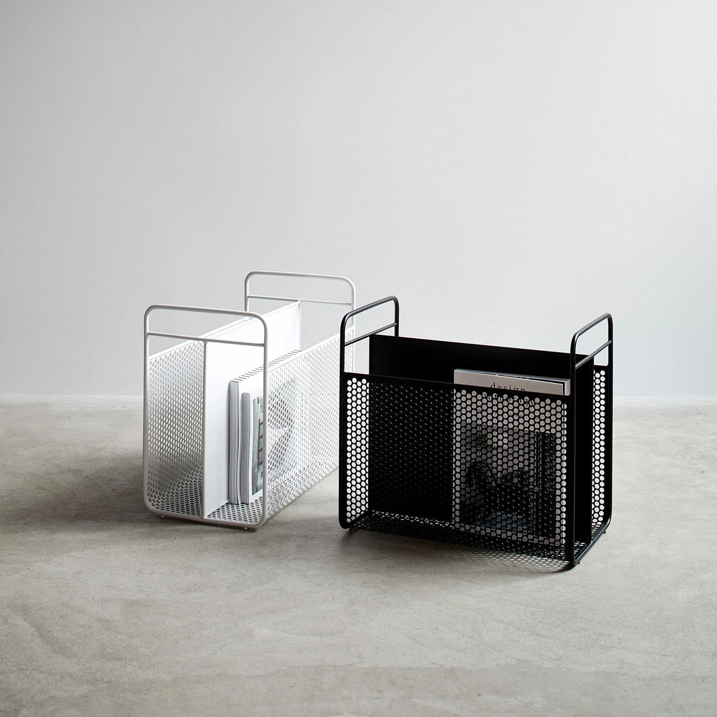 Analog White Magazine Rack 6 Analog White Magazine Rack - Image 4