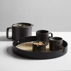 Hasami Black Sugar Bowl 23 Hasami Black Sugar Bowl -Furniture Store unison 7 18 7394 2