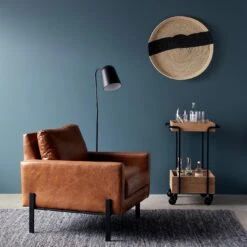 Gunnison Cognac Leather Chair -Furniture Store unison 7 18 7833 1 6