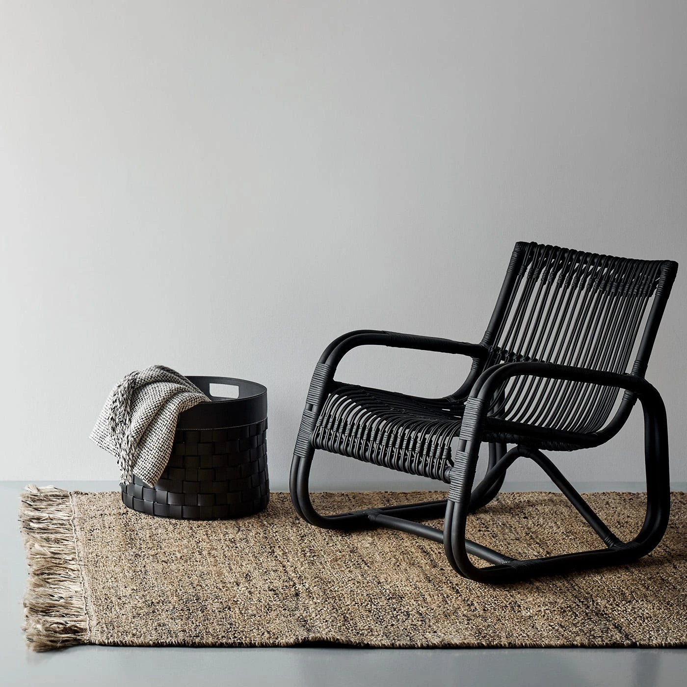 Mended Tweed Monochrome IV Throw Blanket 10 Mended Tweed Monochrome IV Throw Blanket - Image 8