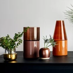 Broste Copenhagen Georg Dark Rose Vase -Furniture Store unison 7 23 5100 1