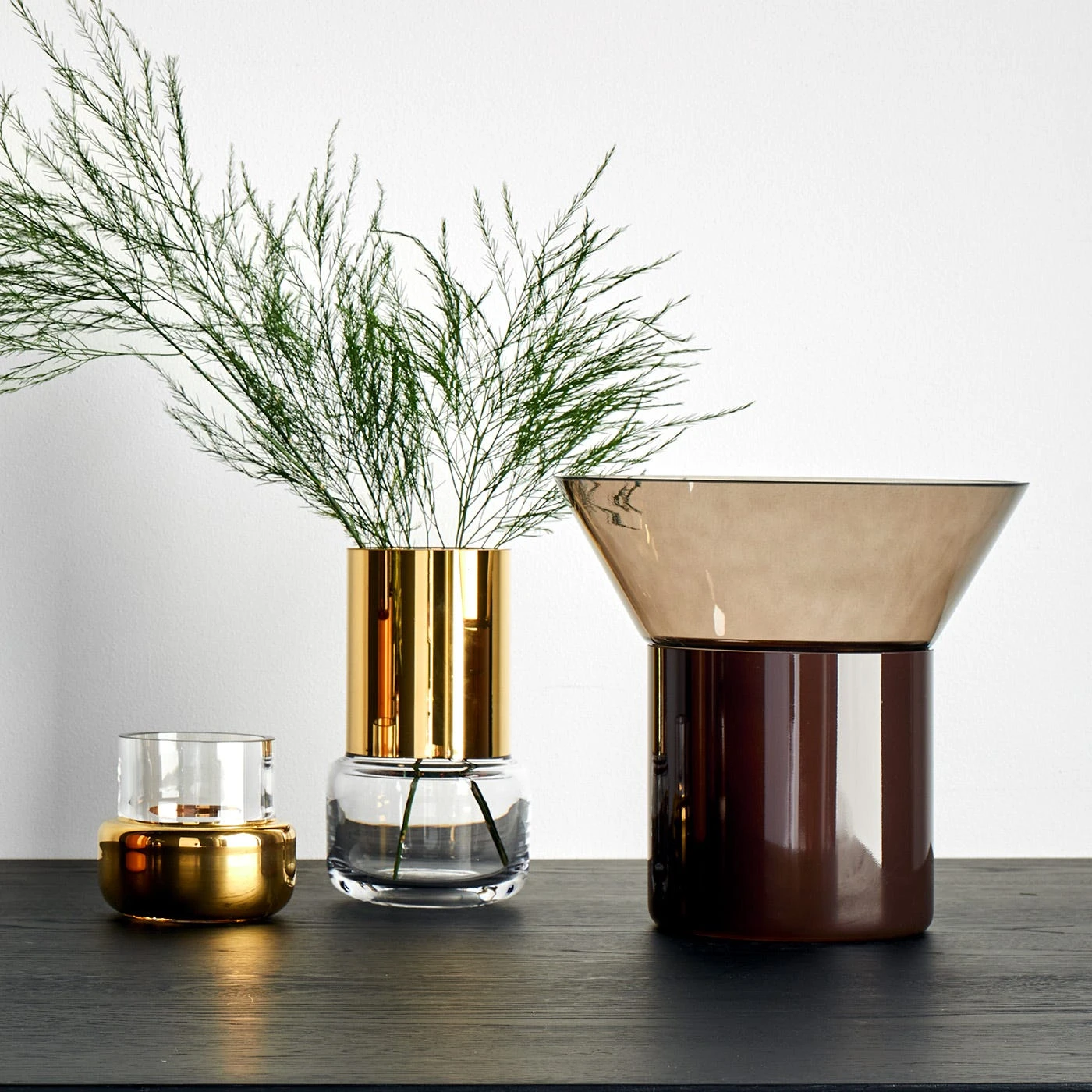 Broste Copenhagen Georg Dark Brown Vase 7 Broste Copenhagen Georg Dark Brown Vase - Image 5