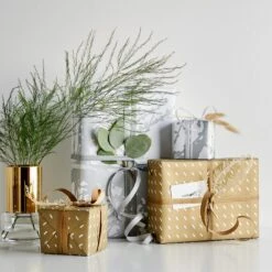 Larch Silver Wrapping Paper Roll Of 4 Sheets -Furniture Store unison 7 23 5178 1