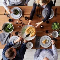 Galvin Black Salad Servers -Furniture Store unison 8 1797meal 8