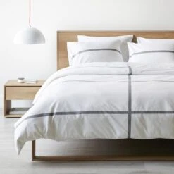 Tatami Gray Duvet Cover