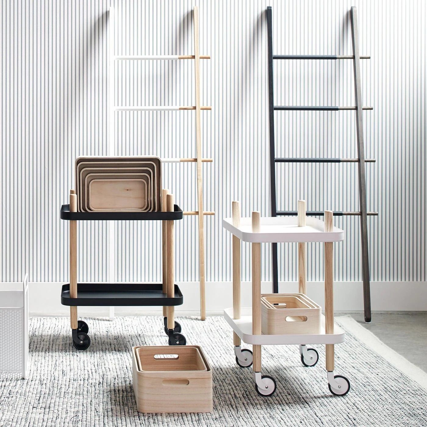 White Block Cart 10 White Block Cart - Image 8