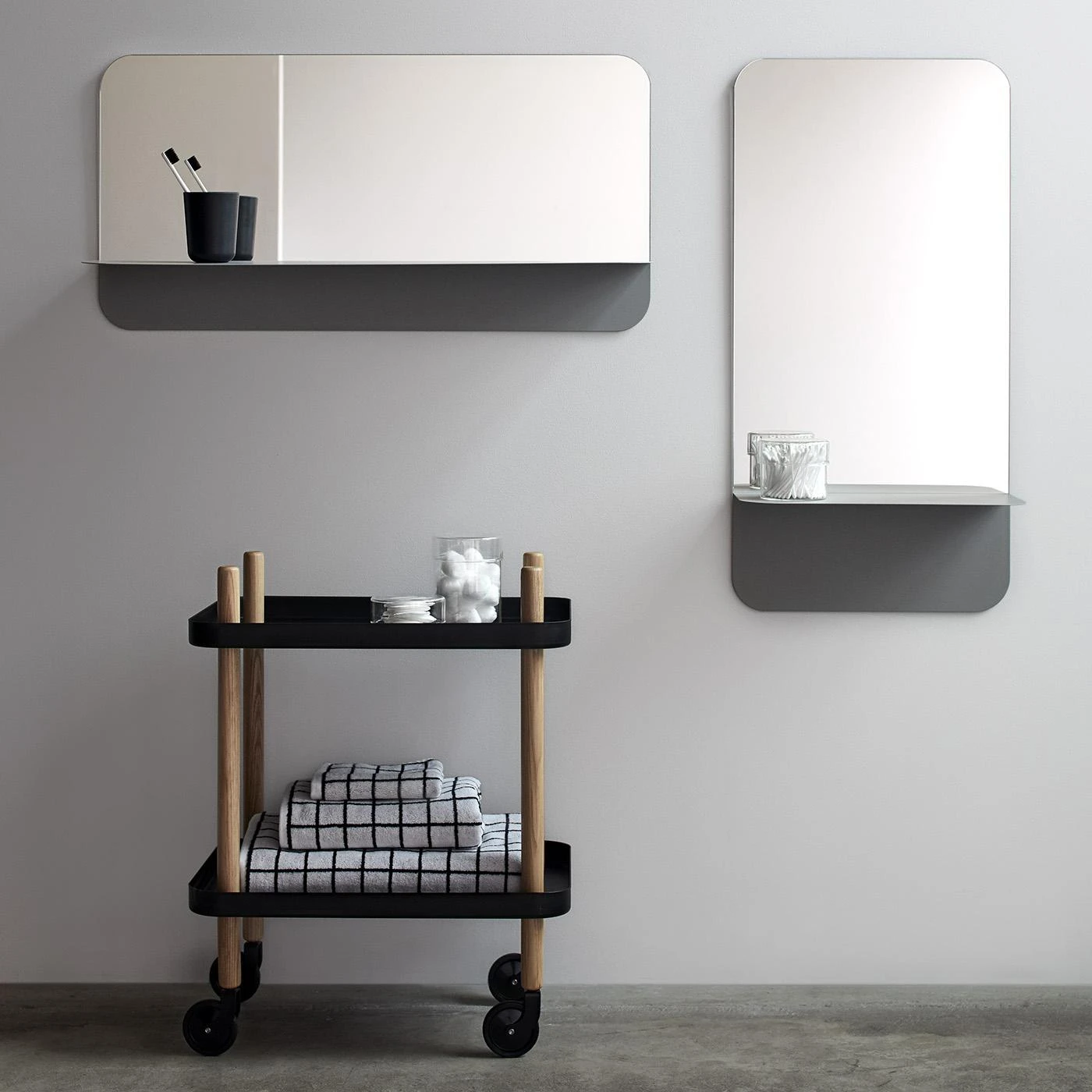 Horizon Gray Horizontal Wall Mirror 6 Horizon Gray Horizontal Wall Mirror - Image 4