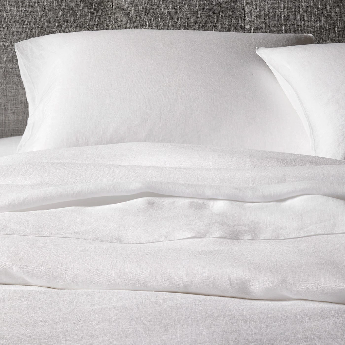 White Linen Duvet Cover 5 White Linen Duvet Cover - Image 3