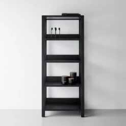 Heima 4-Arm Taper Candleholder -Furniture Store wolcott pewter small bookcase alternate 6